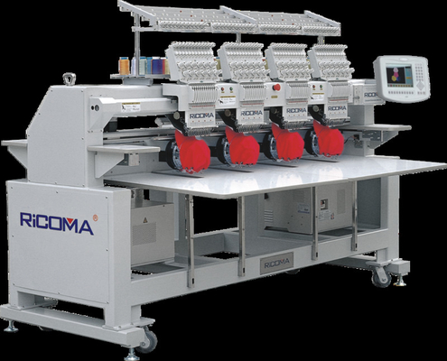 Máquina automatizada do bordado da agulha de RiCOMA 12 multi cabeça de alta velocidade industrial